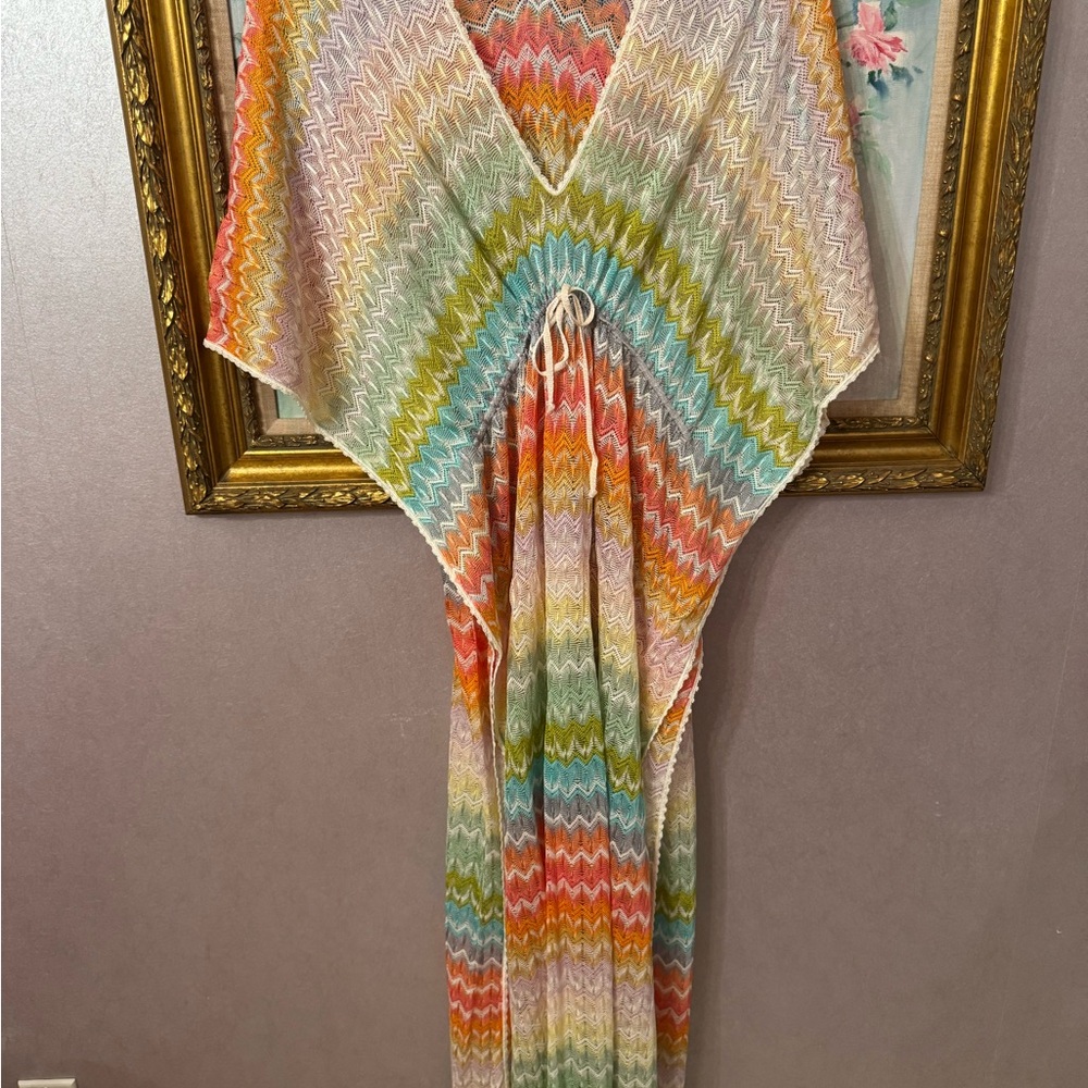 Missoni Multicolor Chevron Lace Detail